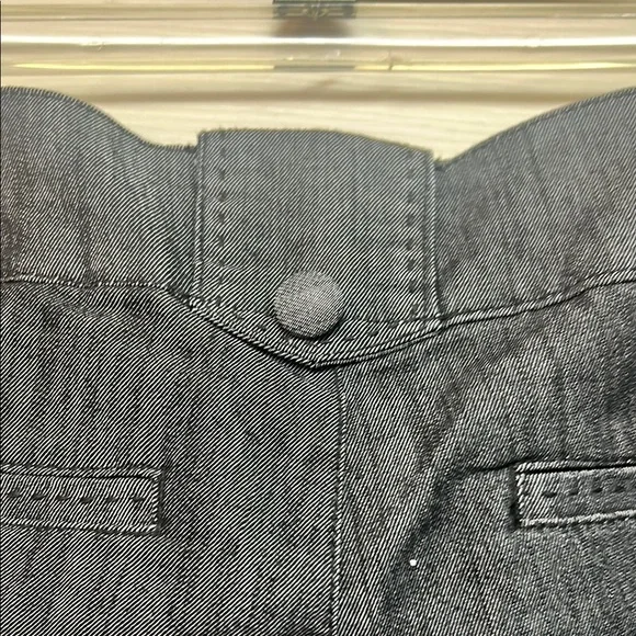 Blue Bermuda Denim Shorts Tailored Knee-Length SIZE 8 by One 5 One - Picture 5 of 13